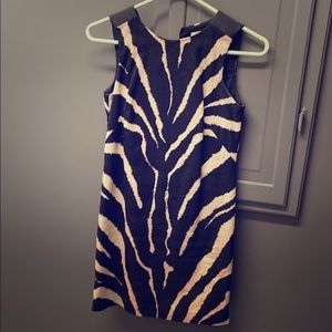 Tiger print sheath dress